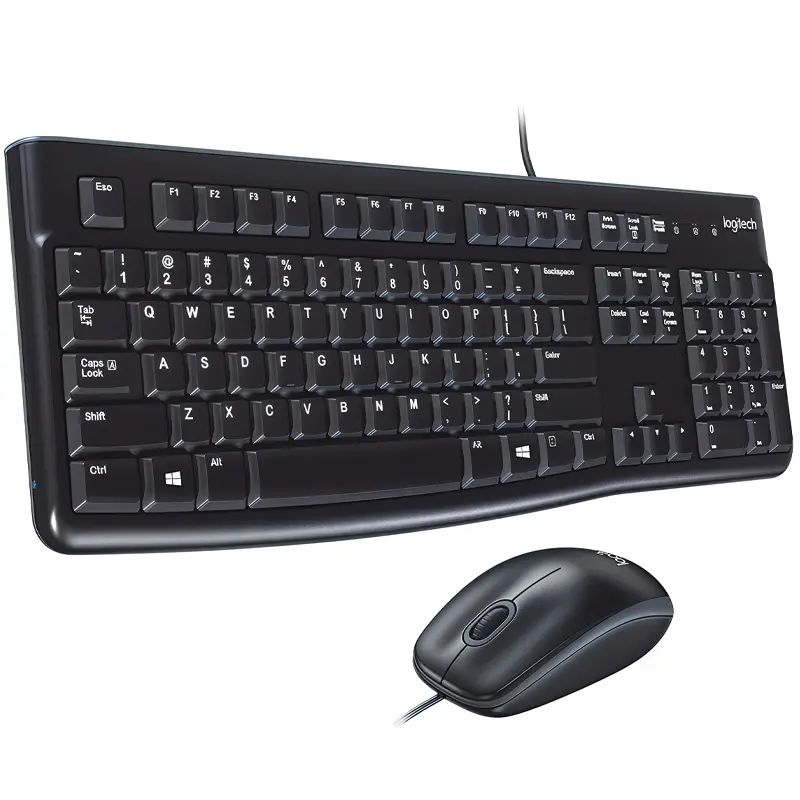 Լարային ստեղնաշար և մկնիկ Logitech MK120 (L920-002561)