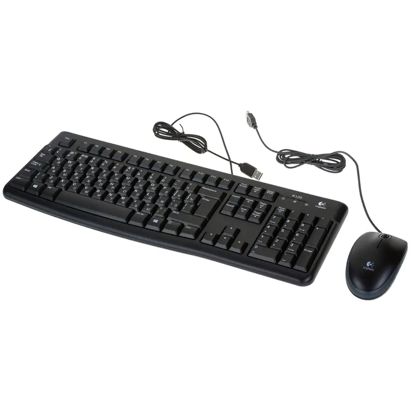 Լարային ստեղնաշար և մկնիկ Logitech MK120 (L920-002561)
