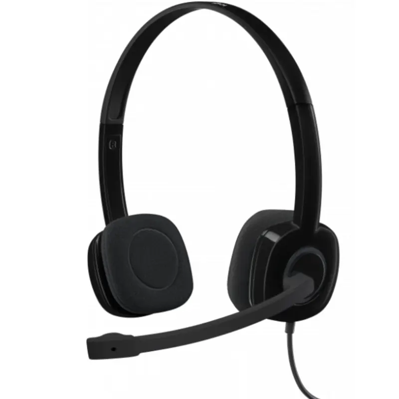 Ստերեո ականջակալներ Logitech H151 աղմուկը մարող միկրոֆոնով (L981-000589)