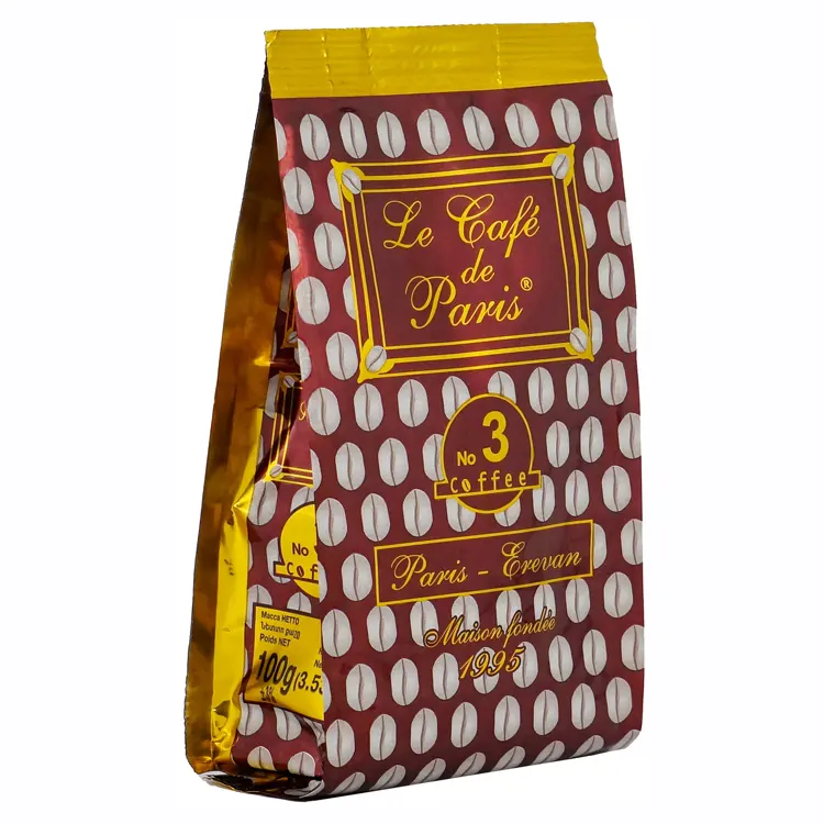 Le Cafe de Paris No 3, 50% Арабика Мока, 50% Робуста, 100 г.