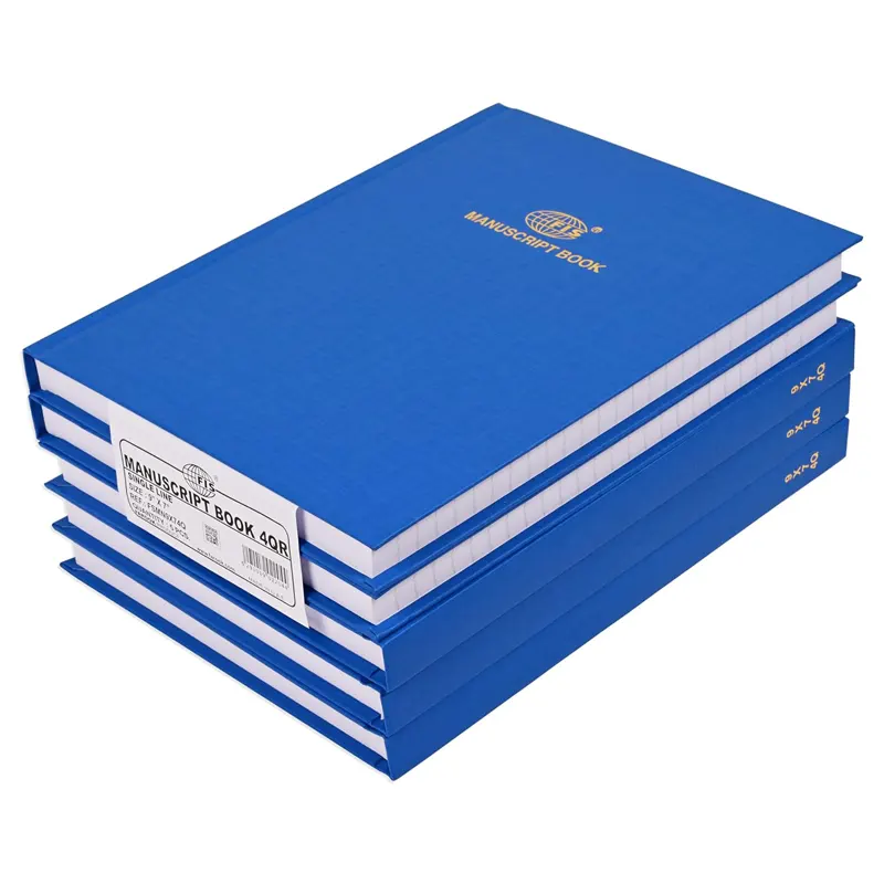 Книга канцелярская, формат А4, твердный переплет, 96 листов (2QR)