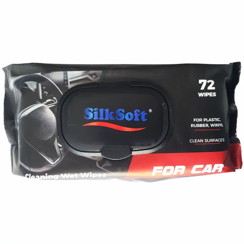 Влажные салфетки для автомобиля, 72 шт
