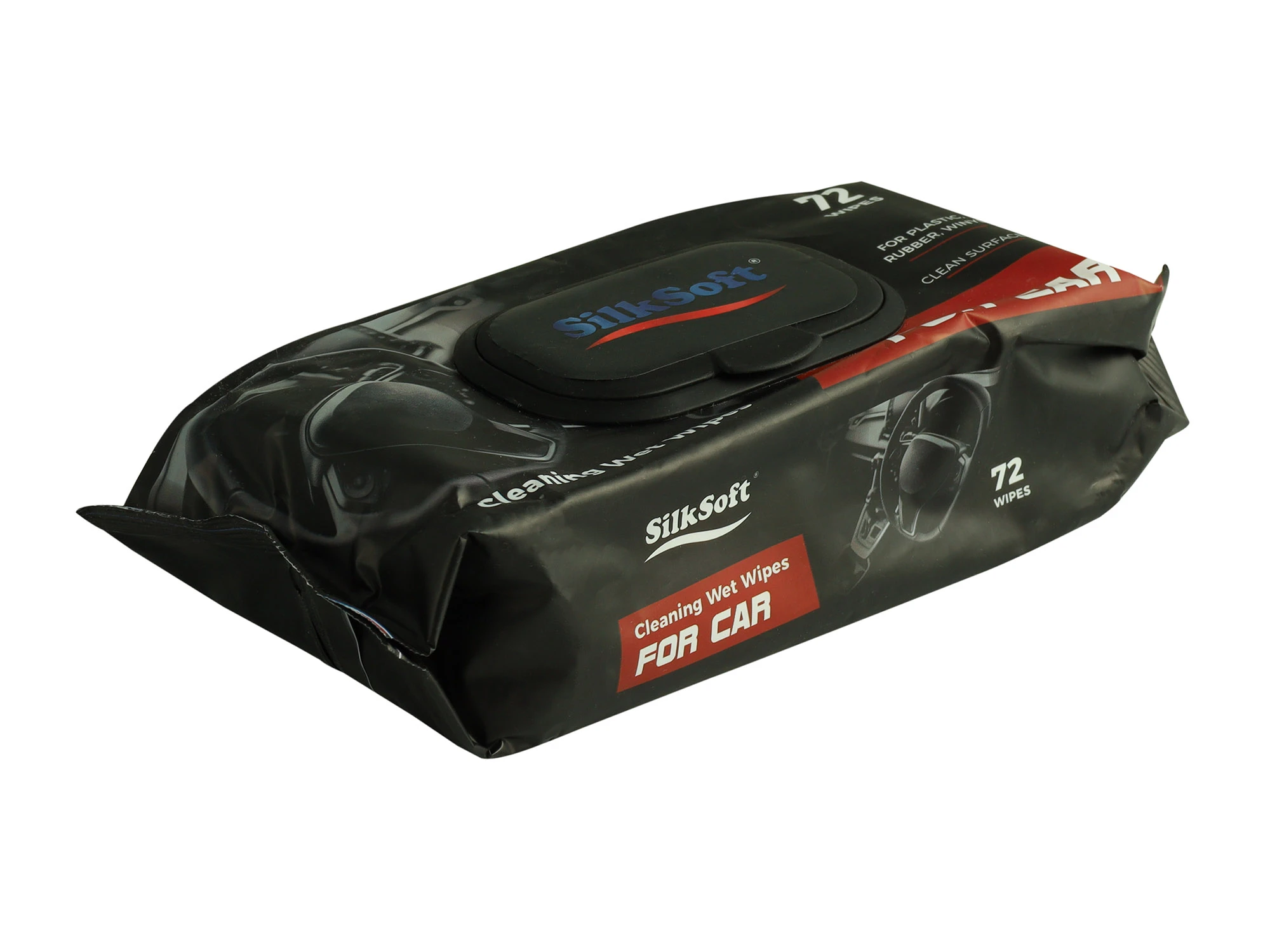 Влажные салфетки для автомобиля, 72 шт