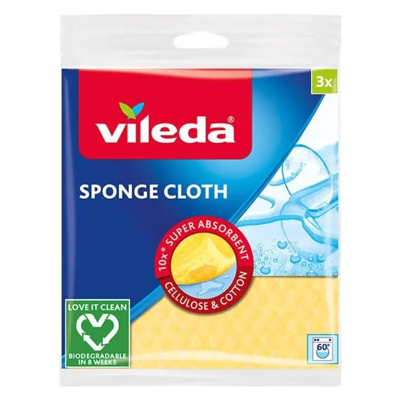 Губчатая салфетка Vileda, 3 шт