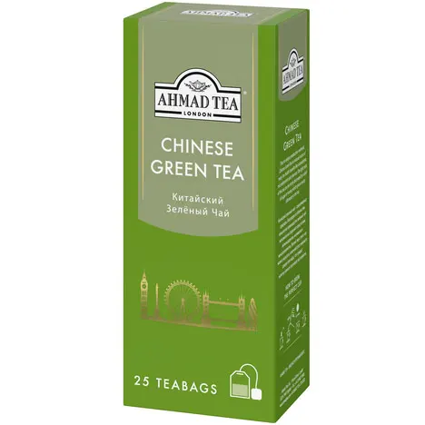 Թեյ  կանաչ(green), չինական՝ փաթեթներով: Տուփի մեջ 25 փաթեթ