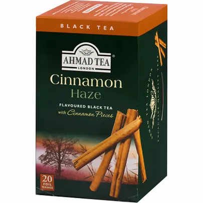 Tea  in foil packages. 20 bags per box