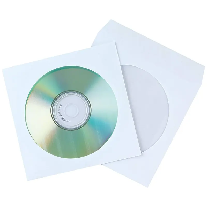 Конверт для компакт дисков CD, бумажный