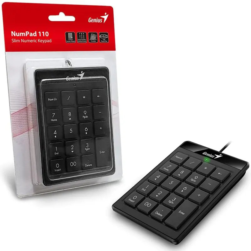 Ստեղնաշար թվային լարային Genius NumPad 110