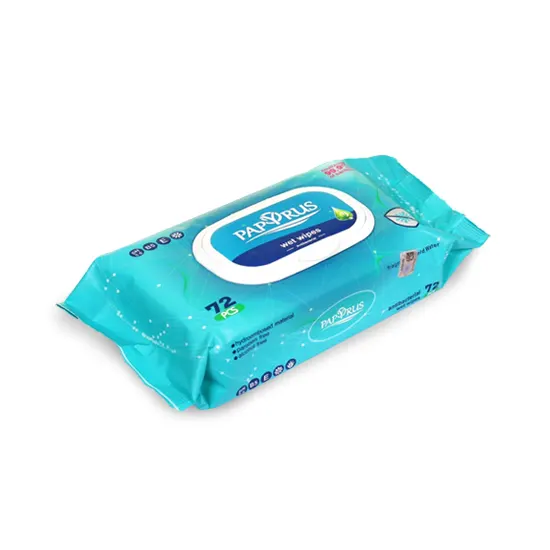 Wet tissues, antibacterial, 72 pcs