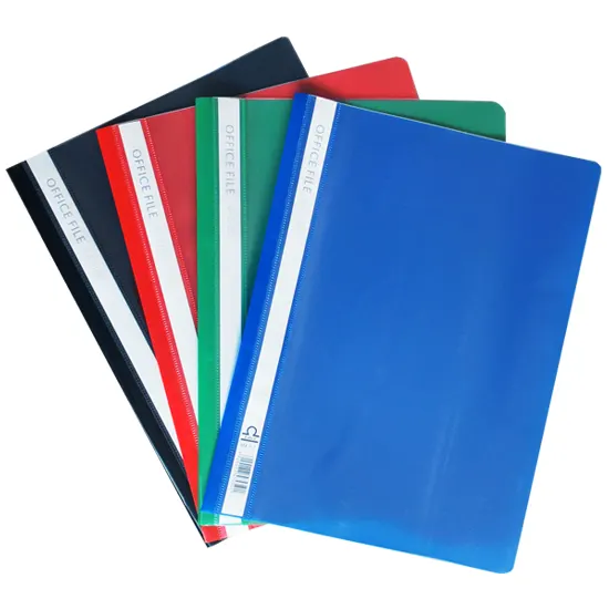 Flat files A4 size, plastic,  12 pcs.in a pack