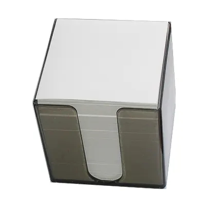 Бумага для записей в прозрачной подставке, 90мм х 90мм, 450 отдельных листков