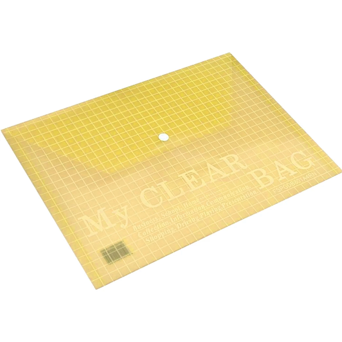 Button-type file, A4, transparent