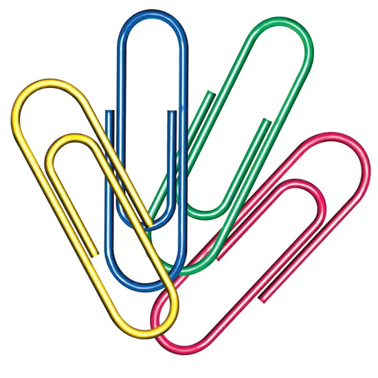 Ամրակներ, ալյումինե, գունավոր, 28 մմ, 70 հատ։