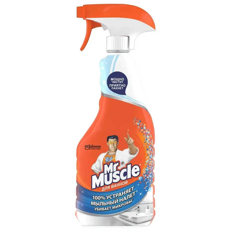 Cleaning liquid against stains, for chromium-plated surfaces, with pulverizer, 500 ml.