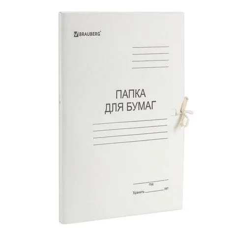 Папка для бумаг на ленточках, формат А4 380 гр/м2