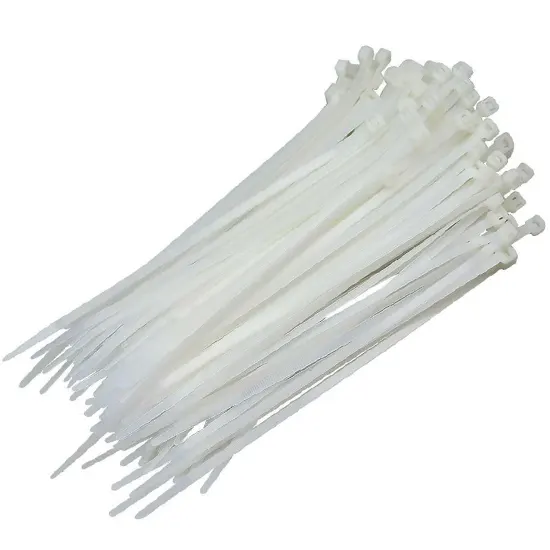 Хомуты, длина 10 см, ширина 2,5 мм, в упаковке 100 шт. Plastic clamp, length 10 cm, width 2.5 mm, 100 psc.