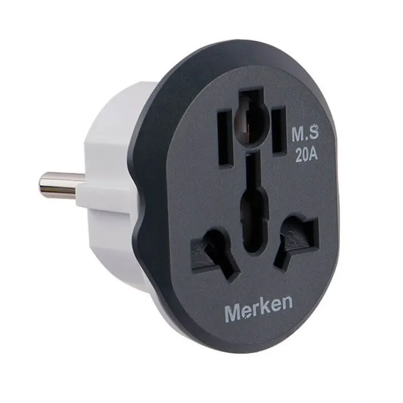Универсальный электрический переходник на европейский стандарт эл.розеток