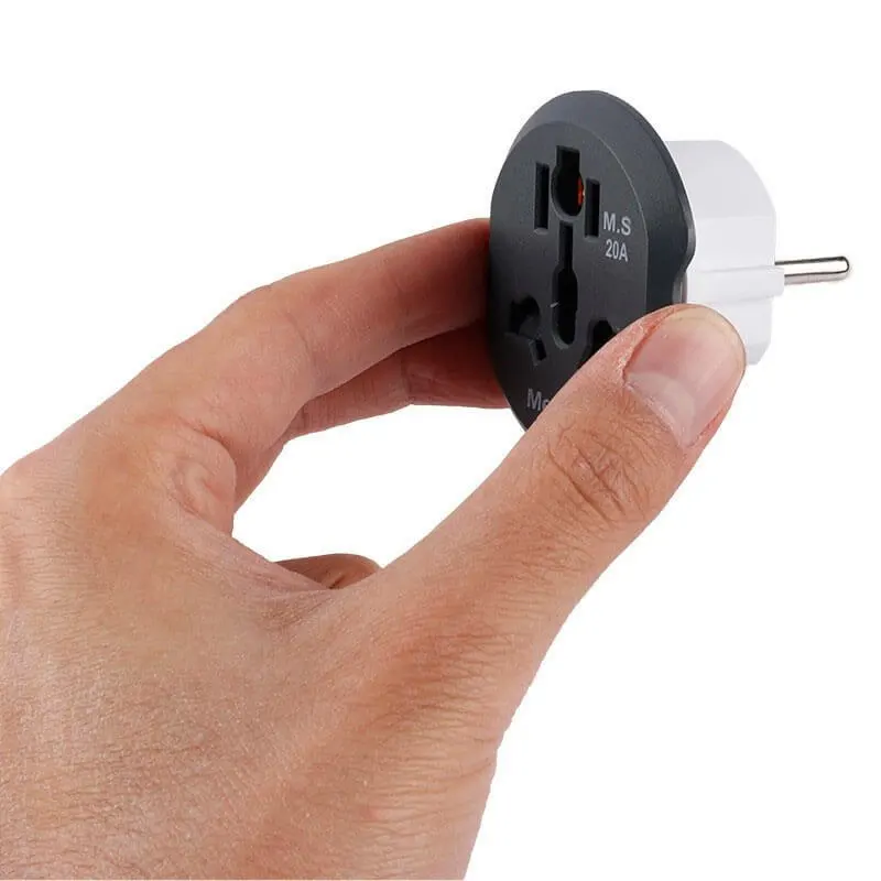 Универсальный электрический переходник на европейский стандарт эл.розеток