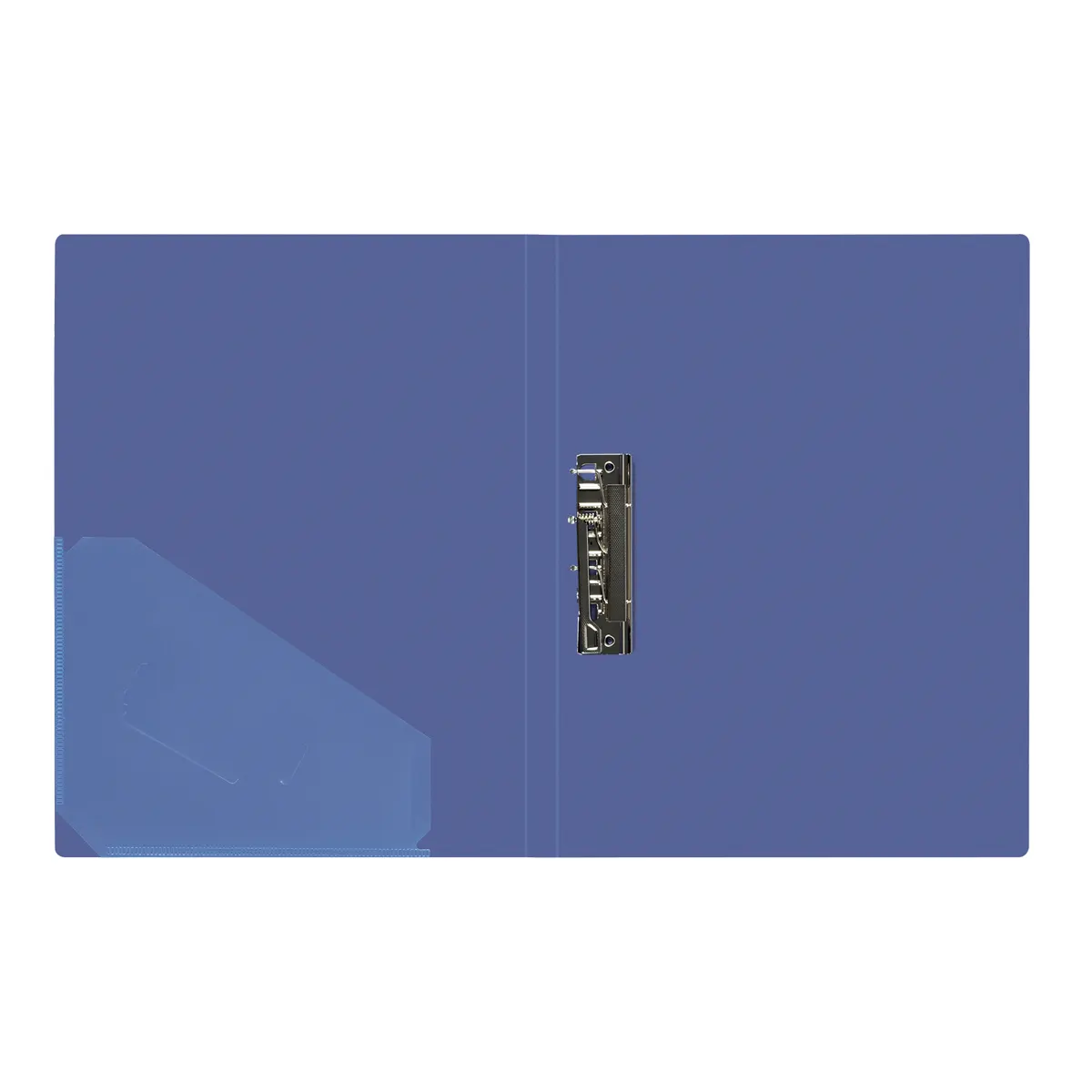 Папка с зажимом, с внутренним кармашком, формат А4, толщина обложки 700мкм