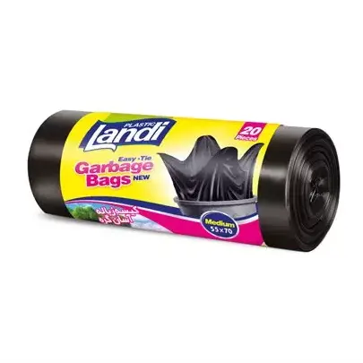 Աղբի տոպրակներ,  60 լ տարողությամբ, երկարացված "ականջներով", 15 հատ