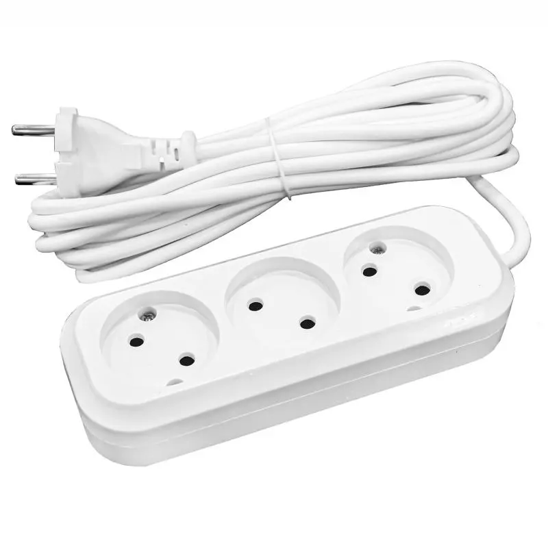 Удлинитель 3 местный, с прочным 5- метровым кабелем, 16 A, 250 V