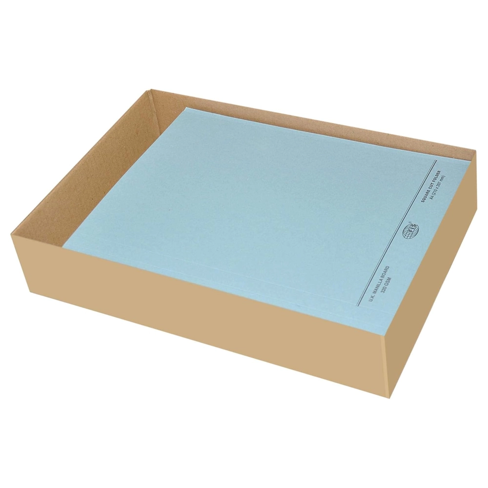Pink square cut file, A4 format, without internal clip