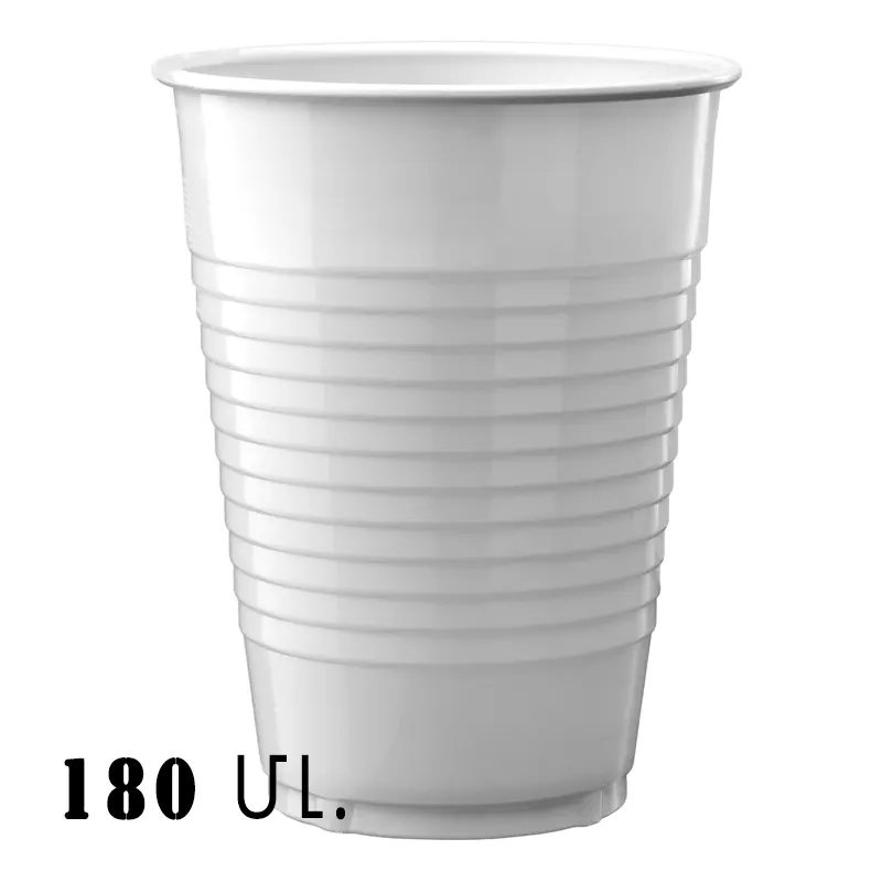 Стакан пластмассовый одноразовый, в упаковке 100 шт