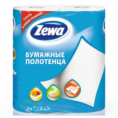 Խոհանոցային սրբիչ 2 շերտ, 45 թերթ, թերթերի չափերը 23*23.6սմ, փաթույթի երկարությունը 13.5 մ։ Փաթեթում 2 հատ