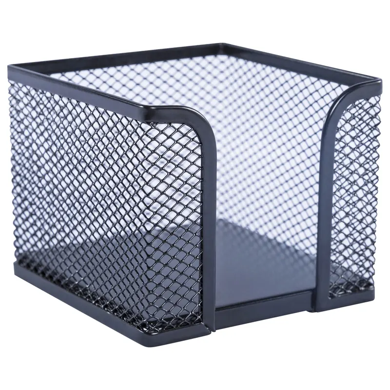 Զամբյուղ նշումների թերթիկների համար, մետաղյա, սև