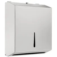 Դիսպենսեր մետաղական՝ նախատեսված է Z-աձև անձեռոցիկի համար, տարողությունը՝ 200 թերթ։