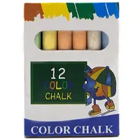 Chalks 12 pieces, colorful