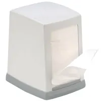 Napkin dispenser double sided white