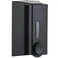 Liquid soap dispenser black, 1000ml