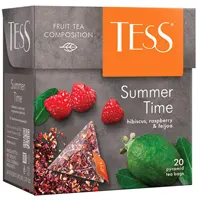 Tess Tea in pyramid bags. 20 bags per pack, Summer Time