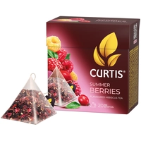 Чай Curtis в пакетиках - пирамидках. В упаковке 20 пакетов, Summer Berries.