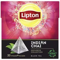 Чай фруктовый Lipton в пакетиках - пирамидках. В упаковке 20 пакетов, индийский чай