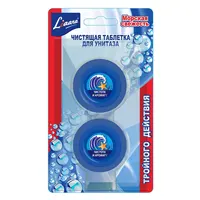 Toilet cleaning tablet Liaara, 2 x 50 g, sea ​​freshness․
