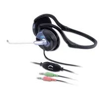 Наушники с микрофоном Genius HS-300N, регулятором громкости, длина кабеля 1.8 м.