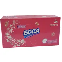 Անձեռոցիկ երկշերտ, ուղղանկյուն տուփի մեջ, չափսը՝ 22.5x7.5x11 սմ, 150 հատ