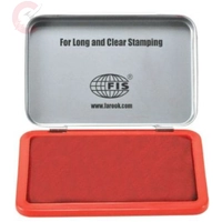 Ink pad, 8.5 х 12.5 cm, blue, red.
