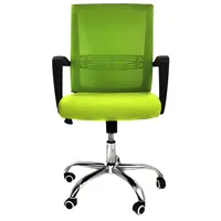 Office chair with adjustable mechanism. Metal legs, plastic wings. The seat and backrest made of high-quality mesh fabric