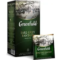 Чай в пакетиках, 25 пакетов в упаковке, Earl Grey, черный с бергамотом
