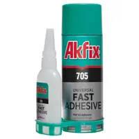 Клей, универсальный AkFix 705, быстрого высыхания, 500+125мл