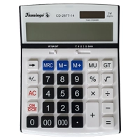 Calculator CD 2677-14, 14 digits,  big size (14cm*19cm)