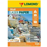 Paper A4, 250 sheets, 105 gr.., for laser printers, Lomond 0300641