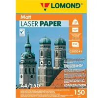 Paper A4, 250 sheets, 150 gr.., for laser printers, Lomond 0300541