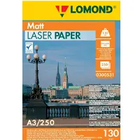 Paper A3, 250 sheets, 130 gr.., for laser printers, Lomond 0300531