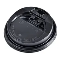 Lid for 250 ml double walled disposable paper cups (1751-1), 50 pcs per pack.
