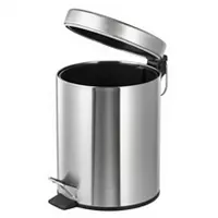 Trash can with metal pedal, 5 l.
