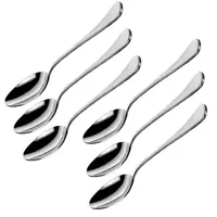 Stainless steel tea spoons, small 6 pcs